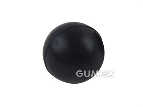 Pryžová čisticí koule pro prosévací zařízení, průměr 25mm, NR, 55°ShA, -25°C/+70°C, černá